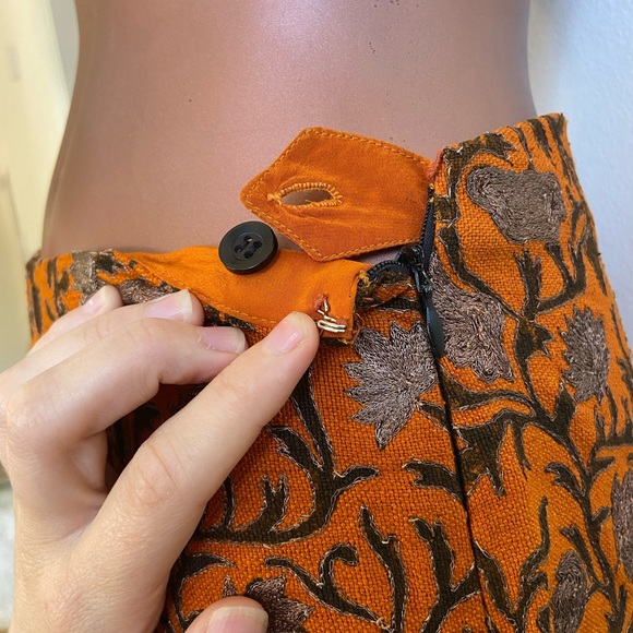 Vintage Embroidered Wool Trousers - Picture 7 of 7